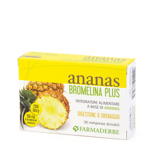 Ananas Bromelina Plus-Ananas Bromelina Plus 30cpr farmaderbe-01