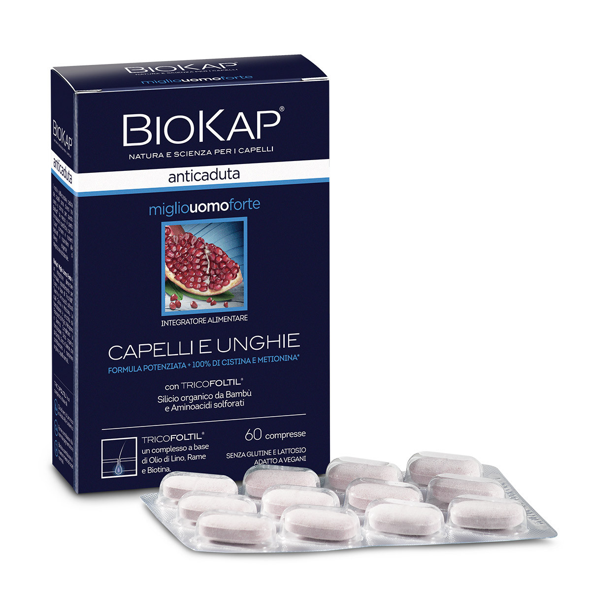 BioKap Anticaduta Miglio Donna Forte-BioKap compresse Anticaduta Miglio Donna Forte 60 cps-01 BioKap Anticaduta Miglio Donna Forte-BioKap compresse Anticaduta Miglio Donna Forte 60 cps-01