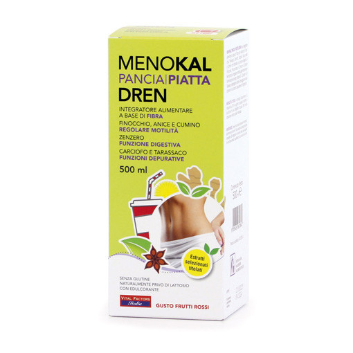 MenoKal Pancia Piatta Fibra Dren 500ml-MenoKal Pancia Piatta Fibra Dren 500ml vital factor-31